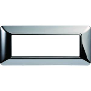 Patix compatibile piastra in plastica a 6 Slot lucida cromata per componenti elettronici serie solare - Product Image 1