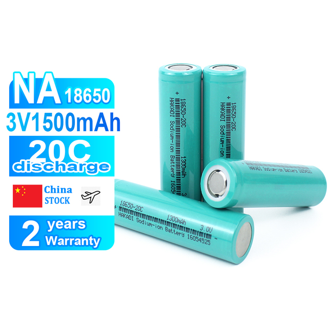 Sodium-Air 18650 1300mAh 3.1V 20C Rechargeable Battery for Electric Scooter & Drone-Sib Start Power