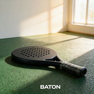 Raquette de pickleball confortable, anti-vibrations, légère, en carbone - Product Image 1