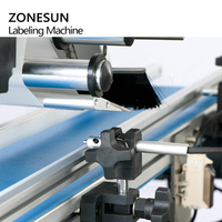ZONESUN ZS-TB150P Étiqueteuse automatique pour surfaces planes, bouteilles carrées, boîtes en papier, machines d'impression d'étiquettes, prix de l'étiqueteuse