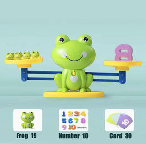 Bilancia Digitale a Forma di Rana, Giocattolo Educativo in Plastica per lo Sviluppo del Pensiero Logico e Cognitivo, Confezione Bianca - Product Image 2