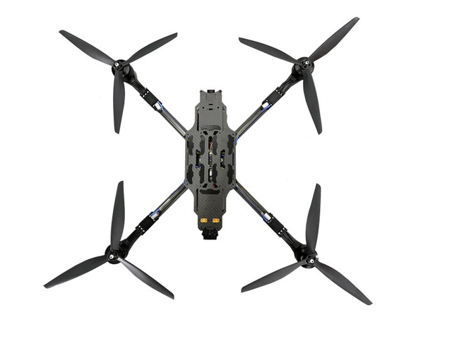DroView Heavy Payload FPV Drone 13 15 Inch, W/h VTX 3.3-6G 2.5-10W VRX 433 750Mhz TI/IR Camera, Long Distance Racing Drone FPV