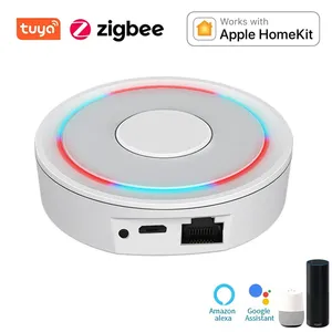 Hub Gateway ZigBee para el Hogar Inteligente, Puente Inalámbrico/Alámbrico, Compatible con Tuya Smart Life, <span class=keywords><strong>Apple</strong></span> iPhone, <span class=keywords><strong>Alexa</strong></span> y Google Home - Product Image 1