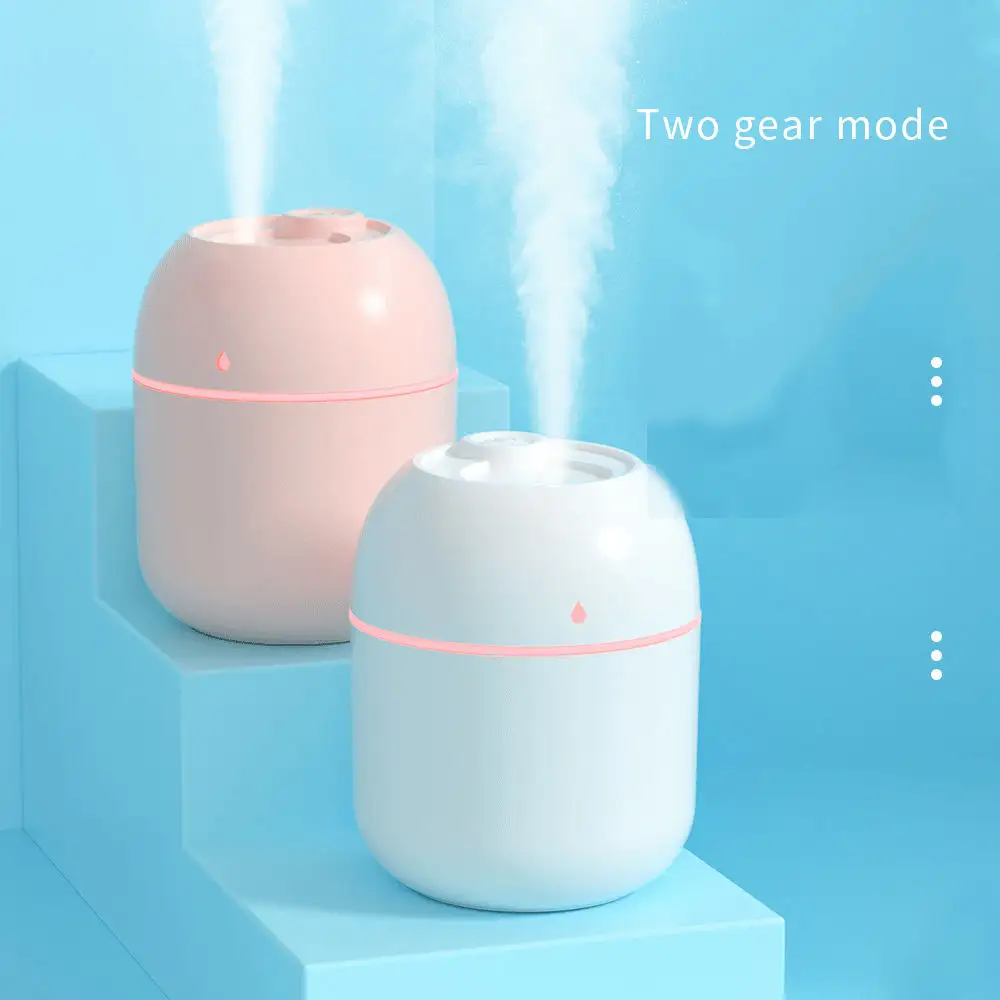 मिनी पोर्टेबल धुंध रात को प्रकाश Humidifier 220ML H2O यूएसबी हवा Humidifier