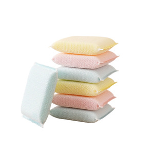 Thickened Square Cleaning Sponge Multi Color Kitchen Bathroom Scouring Pad Dishwashing Magic Eraser Reusable - Product Image 1