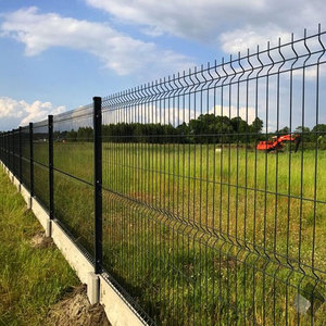 Panneau de clôture de jardin en treillis soudé 3D décoratif incurvé, <span class=keywords><strong>prix</strong></span> usine - Product Image 2