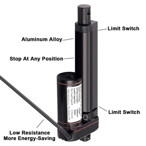12V 24V 300-1500N Electric Linear Motor <b>Push</b> Rod Straight 12V 50-1000mm Linear Actuator DC Waterproof Motor Telescopic Rod - Product Image 6