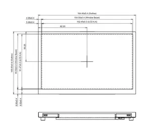 המקורי קו 7.0 אינץ 'tx18d212vm0baa lcd לוח 1280*768 גבוהה במיוחד מחוספס + סיפים תצוגה לוח לתעשיה