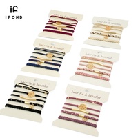 IFOND Vente en gros – Bracelet élastique vintage double usage avec breloque Arbre de Vie, attache-queue de cheveux pour femmes et filles, tenue décontractée quotidienne