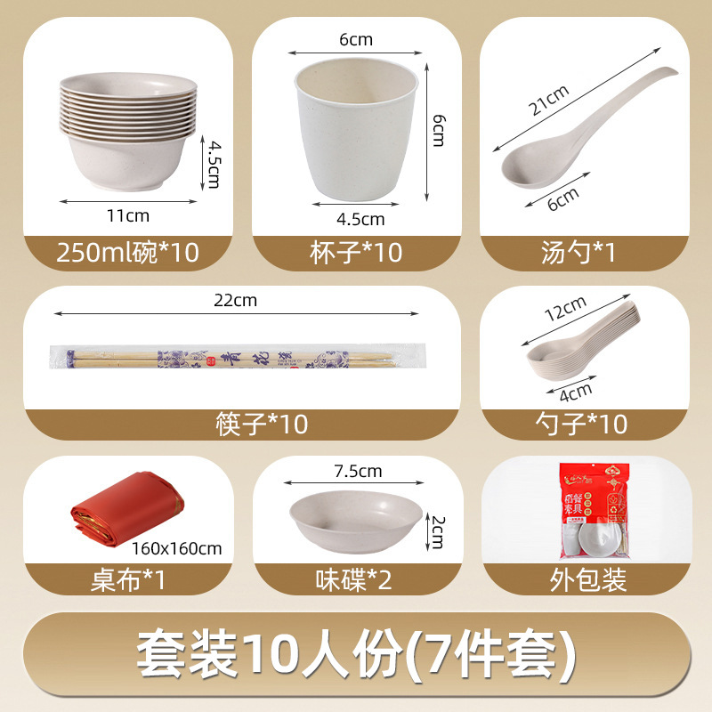 ชุด 7 ชิ้น [สำหรับ 10 ท่าน]