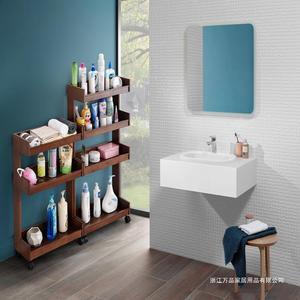 Bamboo Multifunctional Storage <b>Shelf</b> 4 Layers 60X70cm Freestanding Bathroom <b>Bedroom</b> Kitchen Use Durable - Product Image 3