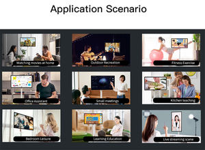 Televisor Inteligente Android de 22 Pulgadas, 75Hz, FHD, Portátil, con Soporte Móvil, Retroiluminación LED, 4G, 128G, Pantalla Táctil LCD, Televisión para Juegos y Transmisión <span class=keywords><strong>en</strong></span> Vivo - Product Image 6