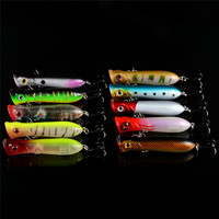 WEIHE – gros leurre Wobbler de 8cm, 12gg, appâts artificiels durs pour bar, brochet, Crankbait, méné, carpe, pêche Popper
