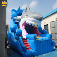 Parque Acuático Inflable Extremo con Tecnología Antidesgarro de Tiburón para Parques Acuáticos