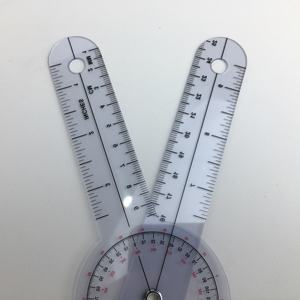 Özel profesyonel tıbbi ortopedi vücut eklem ölçme aracı 180 <span class=keywords><strong>360</strong></span> derece parmak Spinal gonyometresi açı cetvel ölçer ile - Product Image 3