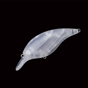 Crankbaits non peints VC01 Transparent clair blanc grand leurre de pêche carré non peint - Product Image 2