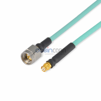 Câble flexible haute fréquence 18 GHz mâle SMP vers SMA avec HFE100D