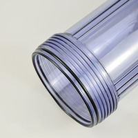 Boîtier de filtre à eau transparent de 20 pouces pour la filtration de l'eau de toute la maison et la purification de l'eau domestique