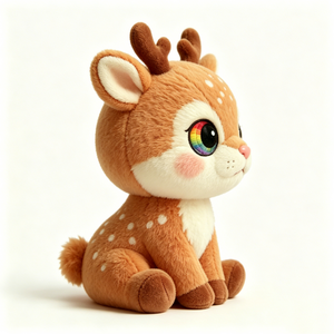 Personaliza tu juguete de peluche de ciervo, peluche de ciervo adorable, peluche de venado, juguete de peluche de ciervo bebé - Product Image 1