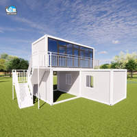 Grosir rumah kontainer Modular kustom Suzhou WN pusat belanja restoran prefabrikasi rumah Bar kopi Bar prefabrikasi