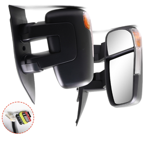 Nuevo Espejo Retrovisor Izquierdo con Calefacción, Sensor de Temperatura Convexo, de Cristal Grande, para Daily 2014+, Brazo Corto, Negro, 1 Año de Garantía - Product Image 3