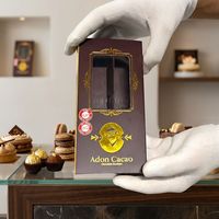 Luxuriöse Schubladenbox für Schokolade & Zucker mit Fenster, Goldfolienprägung, Recycelbare Starre Schachteln, Individuelles Logo, Premium-Verpackung
