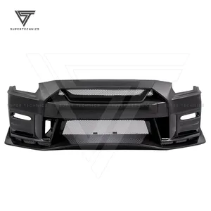 2017 Ver Nismo Stijl Body Kit Half Carbon Voorbumper Voor Nissan R35 Gtr