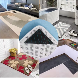 LongTai Anti-Slip Triangle Carré Coeur Forme Die Cut Tapis Antidérapant Tapis Coin Pince Bande Pour Tapis - Product Image 6