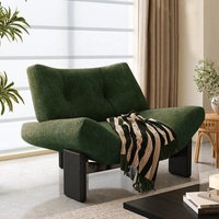 Fauteuil lounge moderne en bouclette |   Fauteuil d'appoint luxueux rembourré pour salon, mobilier d'hôtel