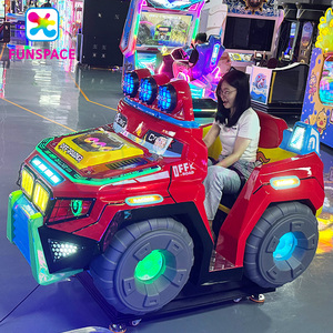 Funspace Indoor Amusement Swing Machine Fibre de verre Jeu de course vidéo <span class=keywords><strong>pour</strong></span> enfants Simulateur de voiture dynamique Machine de jeu de conduite - Product Image 4