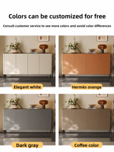 Mobile Laterale Moderno Minimalista in Lastra di Roccia, Credenza da Parete per Sala da Pranzo, Vendita Diretta di Fabbrica, Arredamento per la Casa - Product Image 4