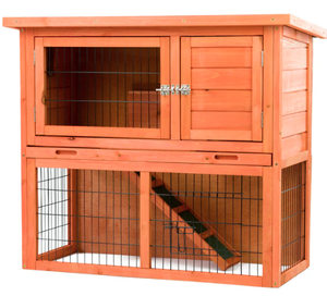 Cage à lapins en bois massif / Cage d'intérieur pour petits animaux - Product Image 3