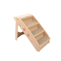 Escabeau pliable pour animaux de compagnie, rampe d'escalade pour chat et chien à 4 marches pour accéder au lit