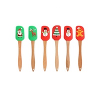 LYFLUCKY Grattoir en silicone sur le thème de Noël peut être personnalisé avec des motifs