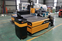 Routeur CNC 1325 à 4ème axe certifié CE, puissant, pour la découpe de panneaux plats et la gravure de colonnes de meubles cylindriques avec axe rotatif