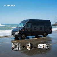 Module de douche et toilettes pour camping-car, avec bac de camping-car modulaire, cuisine intégrée et réservoir d'eau