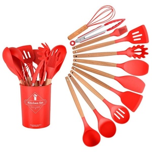 12pcs <b>Kitchen</b> <b>Gadgets</b> Cooking <b>Tools</b> Non Stick <b>Kitchen</b> Utensils Set Silicone Cooking Utensils Set - Product Image 5