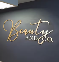 Lettres de logo personnalisées en acrylique pour la réception de l'entreprise