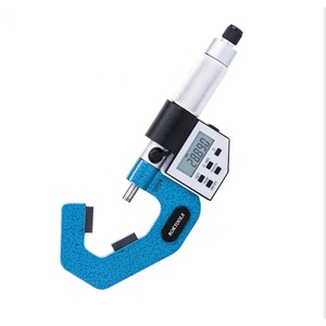 ROKTOOLS 3 Fluiten V-Aambeeld Elektronische Digitale Micrometer 0.04-0.6 inch