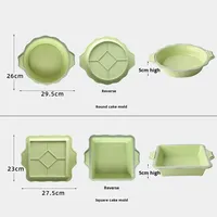 Moule à donuts en silicone de qualité alimentaire - Multi-usages pour la pâtisserie, outil de cuisson, résistant au four, vente en gros