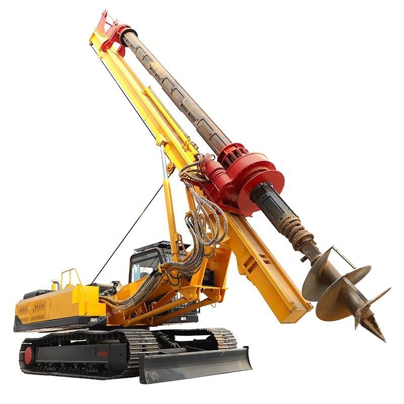 Track Hydraulic Mini Bored Pile Rotary Piling Rig Machine