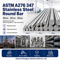 Barre ronde en acier inoxydable ASTM A276 347 de 20 mm, 25 mm, 30 mm, de qualité stabilisée, pour équipement de raffinerie et services à haute température