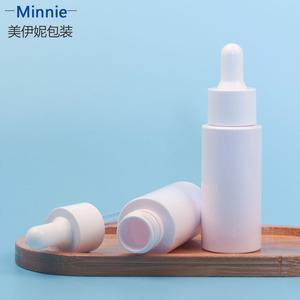 Minnie 50ml Pet Plastic Concentrate <b>Bottle</b> With <b>Dropper</b> For Essential Oil Serum Facial Moisturizer Repair - Product Image 1