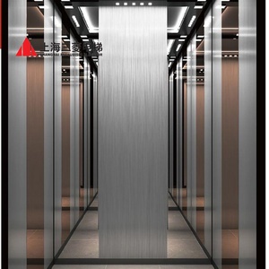 Ascenseur de luxe Mitsubishi avec commande AC et décoration miroir gravé pour villas et hôtels – Prix compétitif - Product Image 4