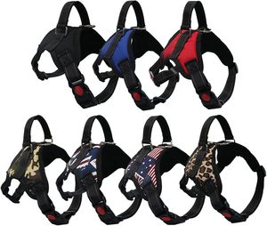 Yansıtıcı hiçbir çekme Oxford nefes köpek yelek koşum kolu ile ayarlanabilir küçük büyük köpekler için Pet yürüyüş emniyet kemeri - Product Image 4