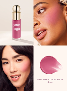 Fard à joues <span class=keywords><strong>liquide</strong></span> minéral de haute qualité, <span class=keywords><strong>rare</strong></span>, longue tenue, fini mat ou éclatant, pour le visage et les joues, couleur minérale végétale - Product Image 4