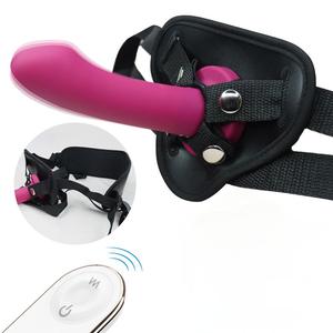 Vibratore S-Hande senza cinghie con telecomando, in silicone, tipo strap-on per donne e lesbiche - Product Image 1