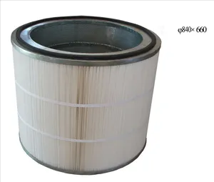 Industrial Dust Fume Mist Collector Oval Filter Cartridge replace Dust Wood Pulp Paper Cartridge Filter air filter