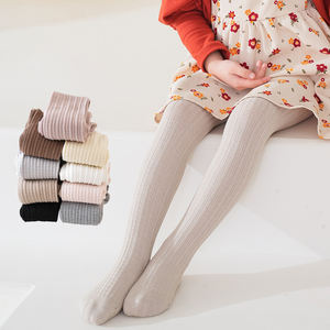 Pantimedias de Algodón Suave de Alta Calidad para Niñas, Medias Transpirables con Lazo, Leggings para Bebés, Niñas y Jóvenes - Product Image 1