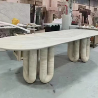 Table basse en bois design nordique moderne HONGSHENG OEM ODM avec structure en acier inoxydable pour salon et maison 1